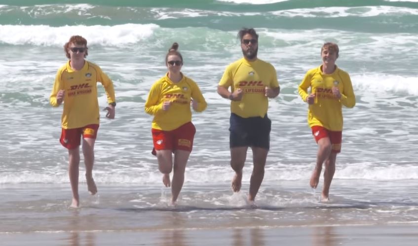 Local beach and lifeguards feature on TV